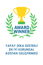 Yapay Zeka Destekli En İyi Kurumsal Asistan Geliştirmesi Ödülü